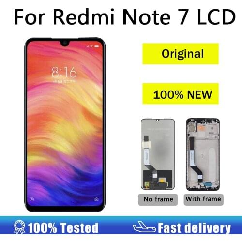 AUMOOK Original for Xiaomi Redmi Note 7 LCD Display Screen Touch Digitizer for Redmi Note 7 Pro LCD Assembly Touch Repair Parts