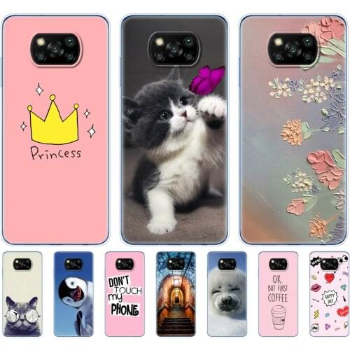 For Xiaomi Poco X3 NFC Case Silicon Soft Back For POCO X3 Pro Case TPU Bumper for Poco X 3 PocoX3 NFC 6.67'' Global Phone Cover