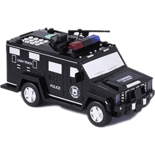 Digital Piggy Bank Kids Toy Money Box Saving Deposit Boxes Electronic Tirelire Enfant Children Cash Car Coin Safe Truck Black