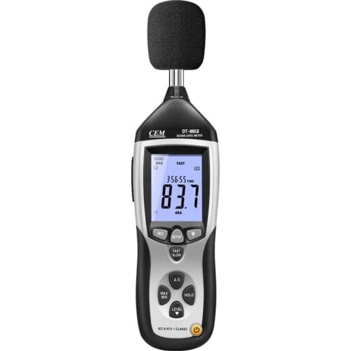 CEM DT-8852 Range 30-130 dB Noise USB Digital Sound Level Meter with data logger recorder