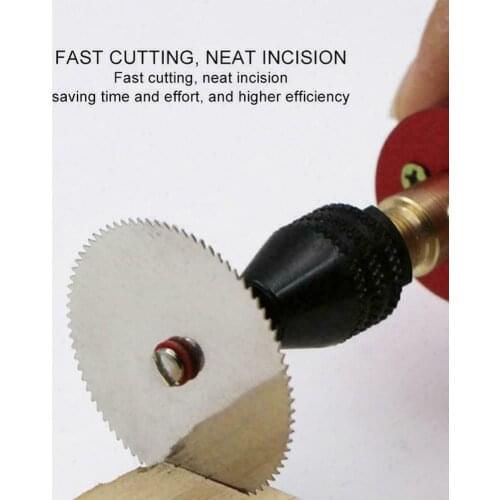 12Pcs/Set Mini Circular Saw Blade Wood Plastic Cutting Disc Aluminum Metal Oscillating Tool Accessories With 2*Mandrels