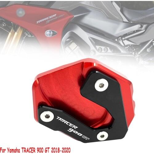 For Yamaha TRACER 900 GT Tracer 900GT 2018-2020 Motorcycles Accessories Kickstand Foot Side Stand Extension Pad Support Plate
