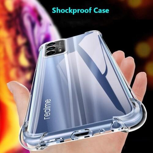 For Realme GT Neo C21 6 7 8 V13 V15 Narzo 30 20 X7 XT X2 Q3 Pro 5G Slim Soft TPU Silicone Transparent Case Shockproof Back Cover