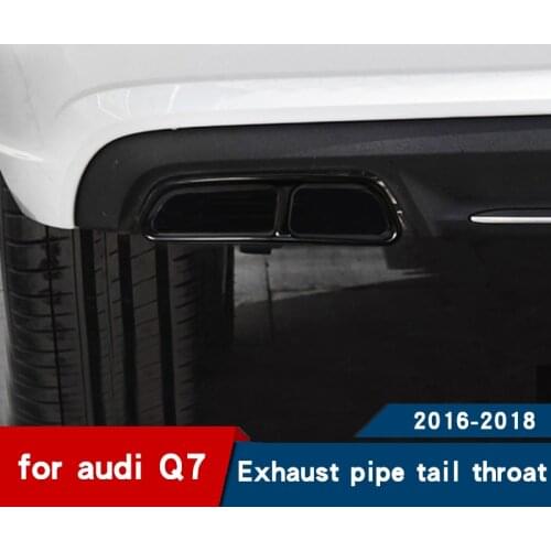 Automotive exhaust pipe tail throat muffler for audi q7 4m exhaust Accessories 2016 2017 2018