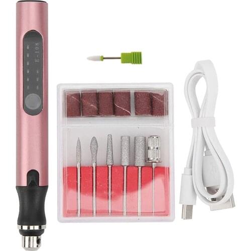 HOT-Electric Micro-Engraver Pen Mini DIY Engraving Tool Kit Adjustable Speed 5000/10000/18000 RPM Nail Drilling Machine