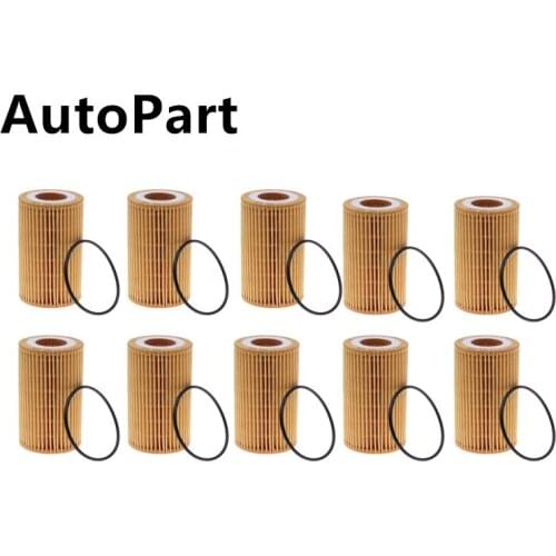 10PC Engine Oil Filter For Audi A4 A5 A6 A7 A8 S5 Q5 Q7 Quattro For VW Touareg 06E115562A 06E115466 HU722Z 95810722200 070804MH0