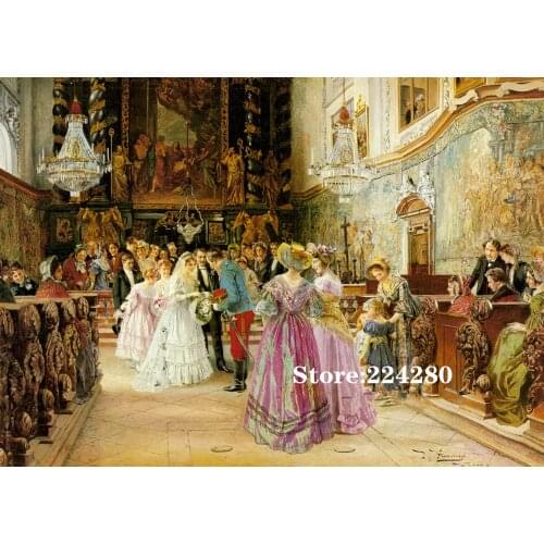 Wedding, festive gifts people Needlework Cross stitch 14CT Unprinted Embroidery kits Arts Cross-Stitching,DIY Handmade Decor