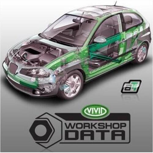 Latest version vivid workshop data v10.2 for auto repair software collection until 2010 year auto repair software free shipping