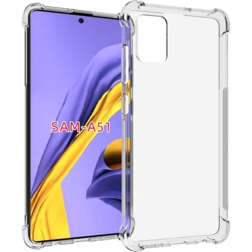 Crystal Clear Anti-slip Anti-Scratch Shockproof Durable Flexible TPU soft Case Cover for Samsung Galaxy A51
