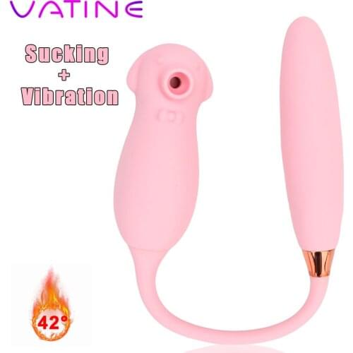 VATINE Sex Toys For Woman Vibrating Eggs Clitoris Nipple Sucker G Spot Vagina Stimulation Vibration Sucking Vibrator