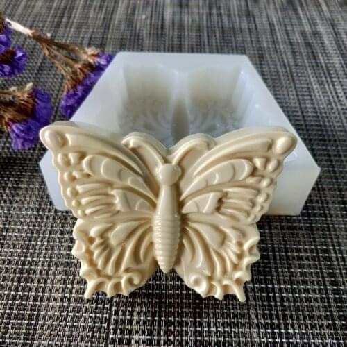 Silicone Mold Soap Mould Handmade Soap Making Molds Candle Silicone Mold Resin Clay Mold DW0138 PRZY Animals Butterfly