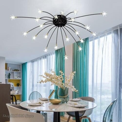 Led Ceiling Light Ice Flower Glass Wall Light Ceiling Bedroom Kitchen Children Room Ceiling Lamp Designer Lighting Fixtures