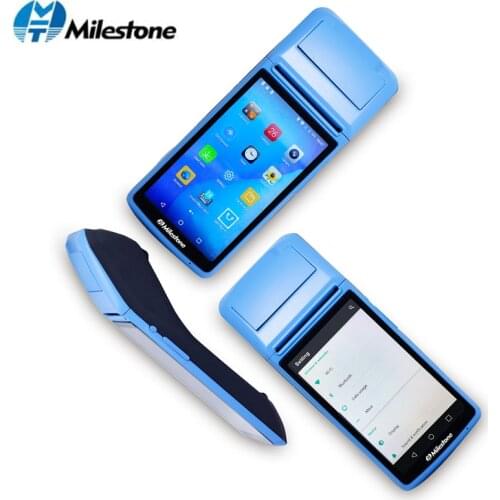 POS Terminal Printer USB SIM portable wireless Android receipt Touch Screen Bluetooth WIFI GPRS POS Machine 1 piece with case