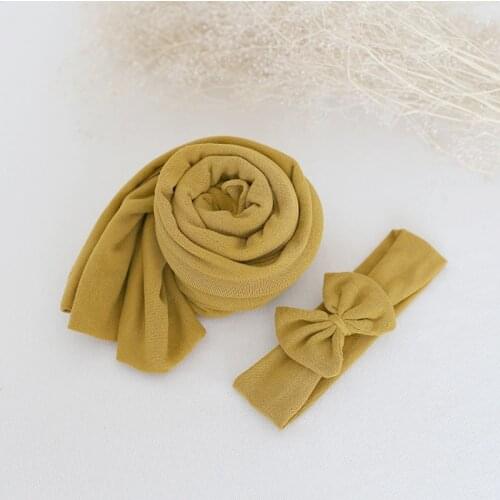 High quality Newborn Jersey Wrap Photography props 35*160 cm Baby soft Swaddle Blanket