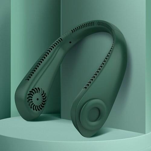 Xiaomi Hanging Neckband Fan Portable Bladeless USB Rechargeable Mini Neck Fan Mute Sports Fan Air Conditioning Fan for outdoor