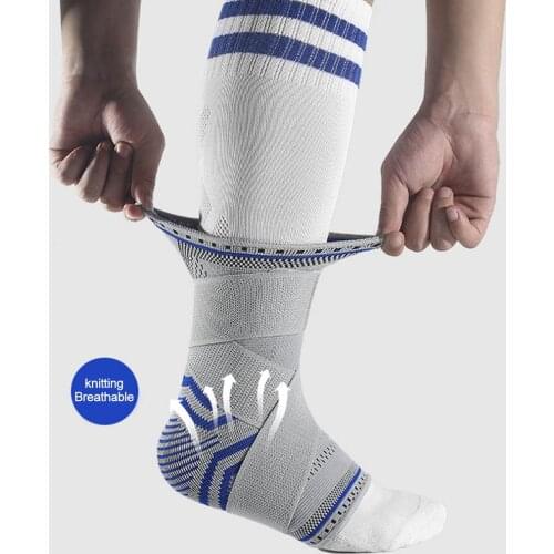 1 Pair Ankle Support Brace Pressurized Bandage Breathable Anti Slip Sleeve Socks Safety Basketball Cycling Gym Badminton