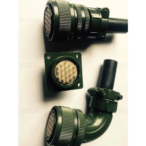 1pcs-20pcs Elbow Aviation Connector 19Pins MS3102 3106A 22-14S Encoder Plug Servo Motor Jack