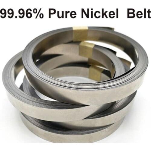 10PCS 99.96% Pure Nickel Plate Strap Strip Sheets0.15x8x100mm for 18650 cell Battery welding nickel plate