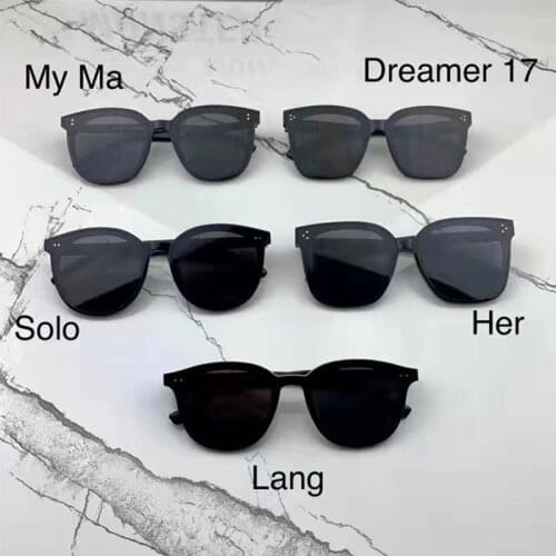 2021 Brand Women GM Sunglasses Gentle Designer Big Frame Elegant Sun glasses Fashion Lady Monster Vintage Star Sunglasses FRIDA