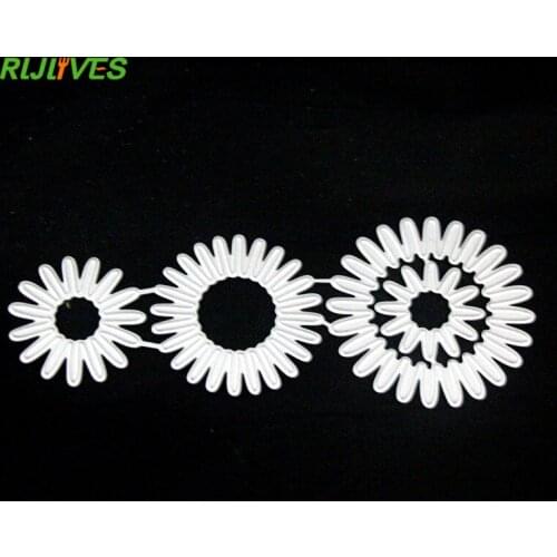 RLJLIVES 3D Flower Metal Cutting Dies Stencils for DIY Scrapbooking Stamp/photo album Decorative Embossing DIY Paper Cards