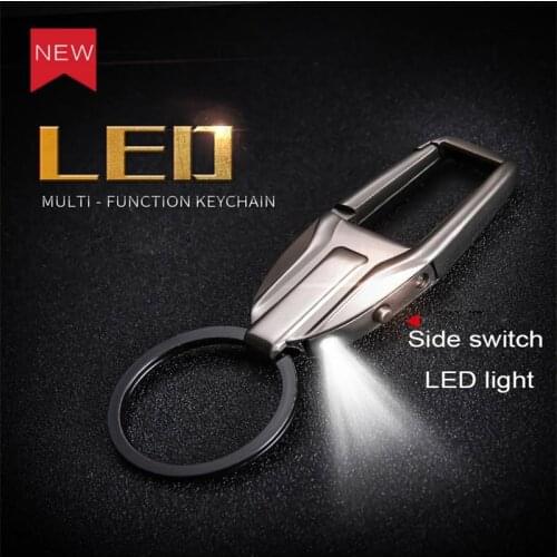 Bycobecy New Mens Business With Lights Multi-function Key Case High-end Small Gift Key Organizer Key Holder Wallet Housekeeper