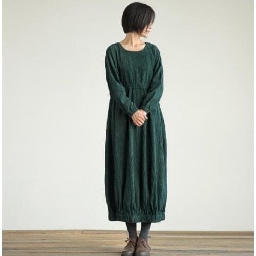 Print Long Cotton Women Linen Dresses Linen Summer Plus Size Women Dresses