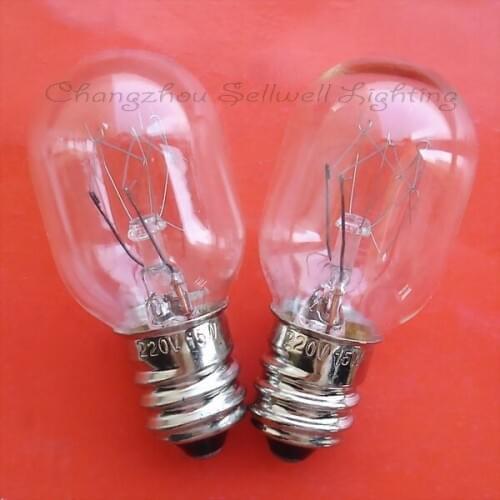 GOOD! miniature lamp 220v 15w e12