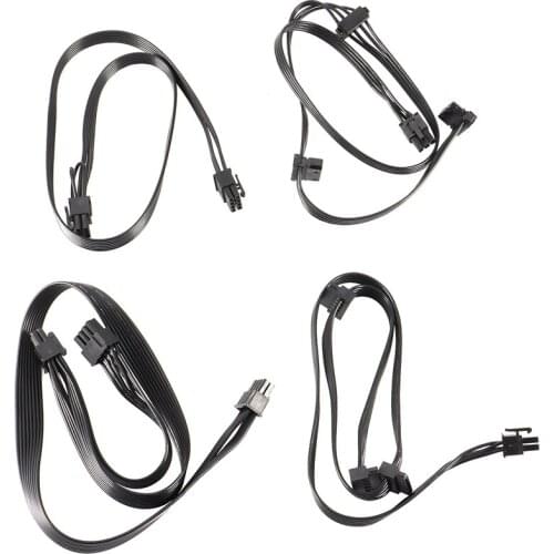 AU42 -PCIE VGA Power Supply Cable Kit 8Pin 6+2Pin PCIe VGA Cables SATA Molex Cable for EVGA Supernova G2 G3 GS P2 PQ T2 G