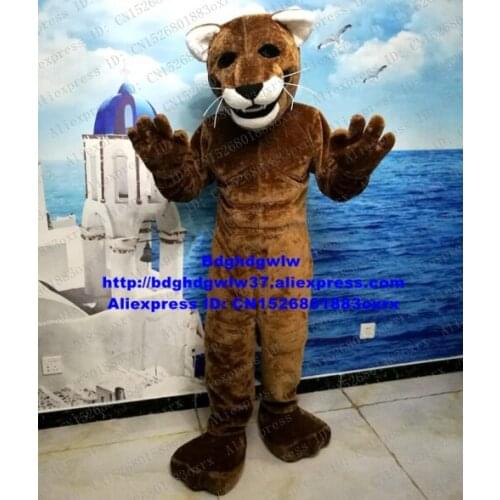 Dark Brown Lioness Lion Leopard Panther Pard Cougar Cheetah Mascot Costume Adult Character Annual Meeting Performing Arts zx598