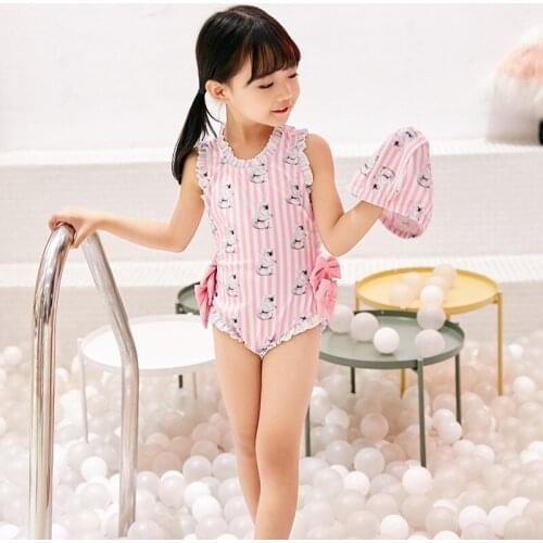 Baby Girls Swimsuit Swimming Bathing Baby Girl Bikini Surfing Girls Baby Wet-suit Baby Girl Swimsuit Kids Wet suit Sunscreen