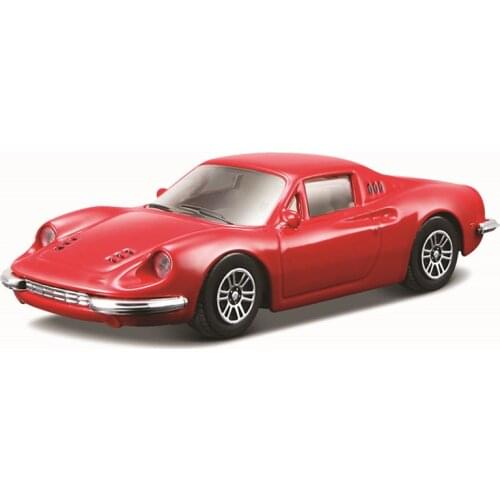 Bburago 1:43 Scale Ferrari DINO 246 GT Alloy Luxury Vehicle Diecast Cars Model Toy Collection Gift