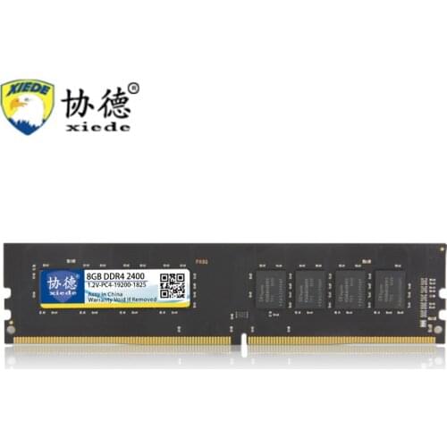 For Games Xiede DDR4 2400Mhz 2400 Mhz 4GB 8GB 16GB Desktop PC Memory RAM Compatible Computer RAMs Fourth Generation PC4 1.2V