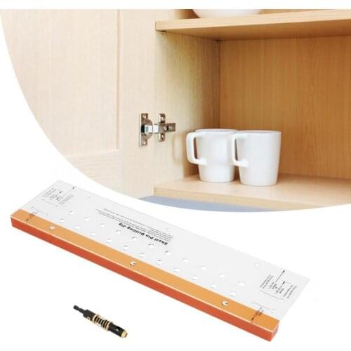 Woodworking Hole Drill Guide Shelf Pin Bit Drilling Jig Projects Centering Bit Set Positioner Locator Tool With Equal Spacing