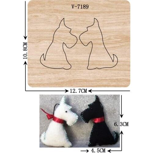 New DOG wooden dies cutting dies for scrapbooking Multiple sizes V-7189