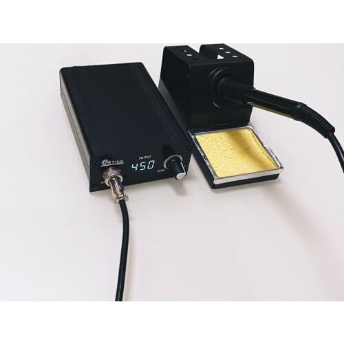 T12 Soldering Station Electric Soldering Iron Portable Thermostat with Automatic Dormancy High-power Welding Tool