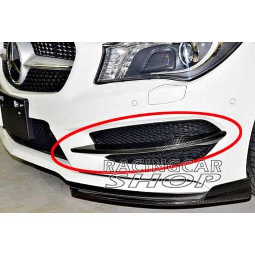 Home / For MERCEDES BENZ / W117 CLA / Real Carbon Fiber Front Lip Splitter Spoiler Flaps For Mercedes Benz W117 C117 CLA200 CLA2