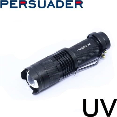 Persauder new hot poweiful UV light fly tying tools 365nm telescoping design UV torch light cure harden UV glues in seconds