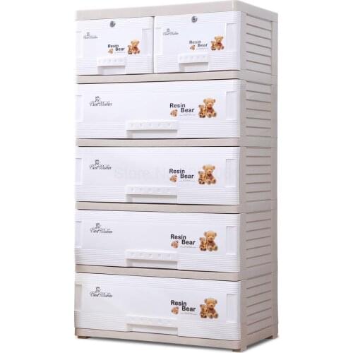 Plastic drawer storage cabinet baby baby wardrobe child storage box storage cabinet sundries chest of drawers