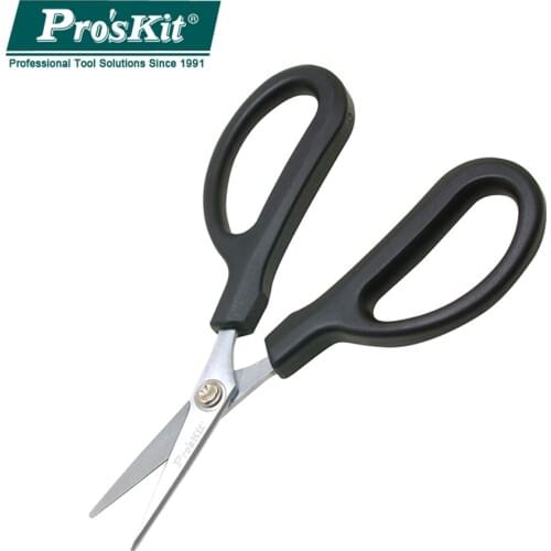 ProsKit DK-2043 Optical Fiber Pull Sawtooth Cutter Multi-Purpose Cut Tools Sharp Serrated Optical Fiber Peeling Scissors