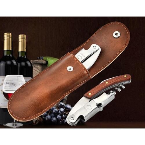 Stainless Steel Wine Opener Professional Waiters Corkscrew Bottle Opener Portable Screw Corkscrew Wine Bottle Opener