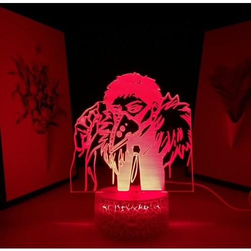 Overhaul LED Table Light Anime My Hero Academia 3D Lamp Overhaul Lamp for Bedroom Decoration Birthday Gift Night Light Manga