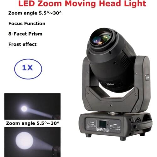 LED Zoom Moving Head 250W LED Lyre Moving Head Light Beam Spot Wash LED Light Disco Light DMX Controller Dj Lighting Effect
