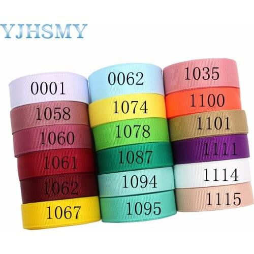 Solid Color Printed Grosgrain Ribbons J-181011-4 16MM 5Yards,DIY Handmade Hairbows Garment Accessories Wedding Party Decoration