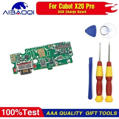 USB Plug Charge Board Microphone For Cubot X20 Pro Phone Flex Cables charging module phone Perfect Replacement Parts Free Tools