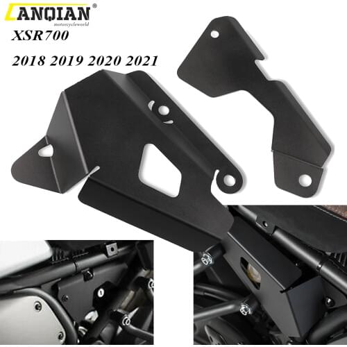 XSR 700 Motorcycle Aluminum Frame Cover Brake Reservoir Guard Kit Decorative Protectors For Yamaha XSR700 2018 2019 2020 2021