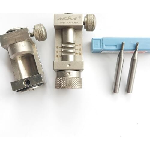 Ford Mondeo jaguar key code machine clamp Mondeo car key duplicating fixture car key blank cutting chuck (one set)