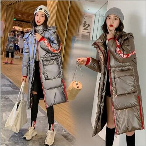 Winter Jacket Women New 2019 Fashion big Fur Cotton-Padded Hooded Jacket Parka Female Wadded Winter Coat Women Z80