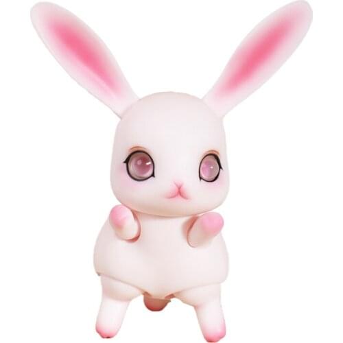 1/12 BJD doll SD doll cake rabbit Ruby pet ear, limbs movable joint doll