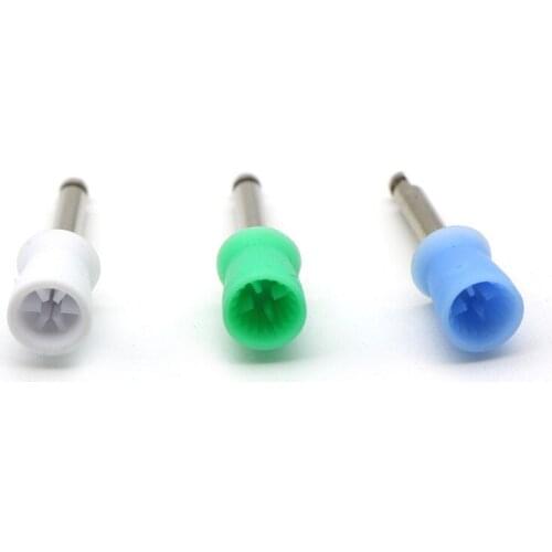 100pcs Dental Polisher Tool Kit Dental Polishing Brush Polisher Prophy Rubber Cup