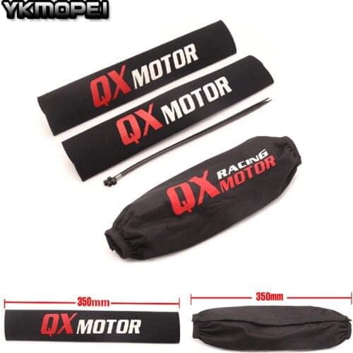 35cm Front Fork Protector Rear Shock Absorber Guard Wrap Cover For CRF YZF K.T.M KLX Dirt Bike Motorcycle ATV Quad Motocross